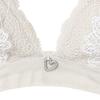 Style by Triumph Charming Glamor Slimline Deep V Tulle M001 B65 Amo's Bra, Veil, Women's, (Vanilla),