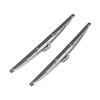 12in30.48cm Front Windshield Wiper Blades Stainless Steel Polished Silver Universal for Car