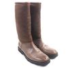 Great Maison Margiela 22 Knee-high Boots Dark Brown Leather Mens 42 Used