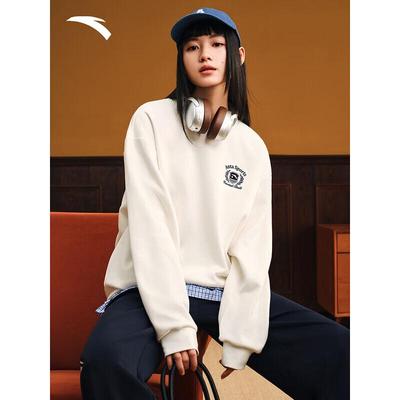 Anta Unisex Fleece Lined Crewneck Sweatshirt