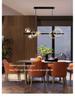 Nordic Modern Minimalist Chandelier - Creative Dining Room Light with Magic Bean Glass Bubbles.