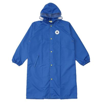 Converse Kids Raincoat for Boys and Can Be Worn Over a Adjustable Comes with Storage 20316 Girls, 150cm, CONVERSE, Blue, Backpack, Tucks,