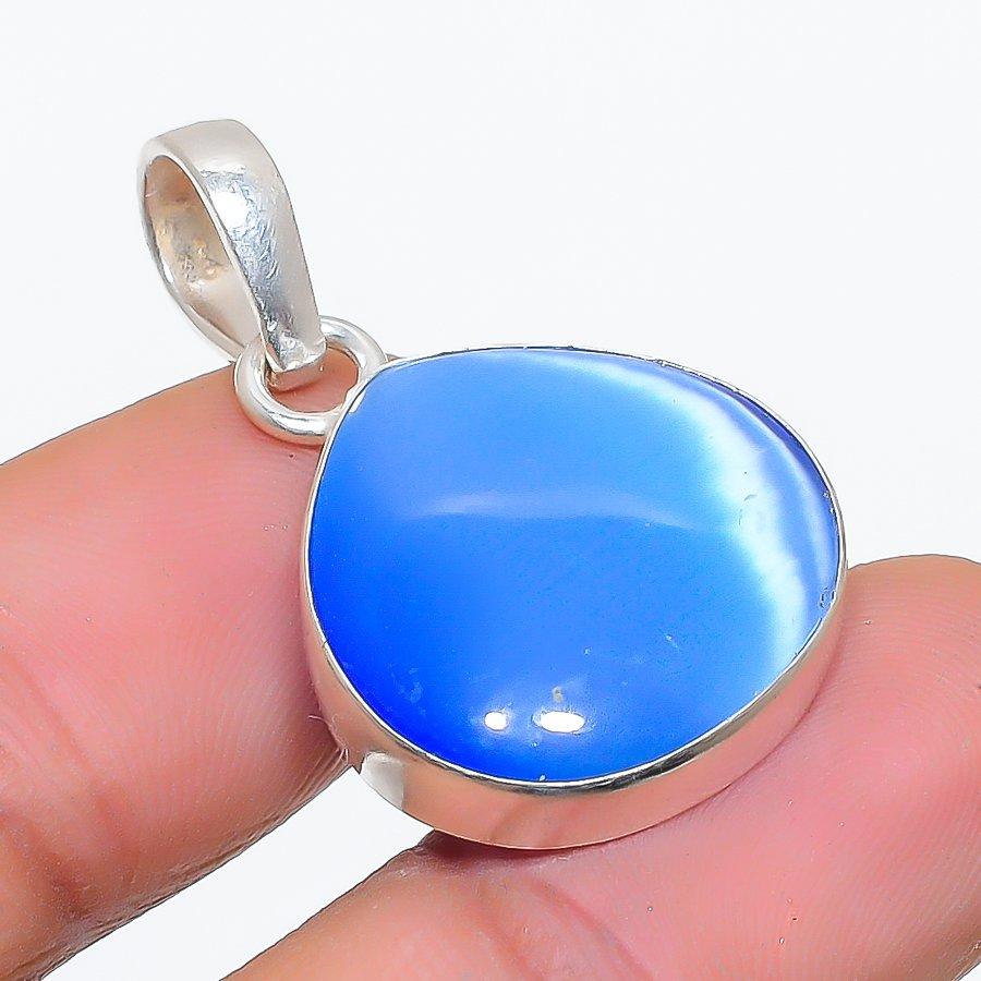 

Monalisa Stone Gemstone Handmade 925 Sterling Silver Jewelry Pendant 1.34 GK-5140