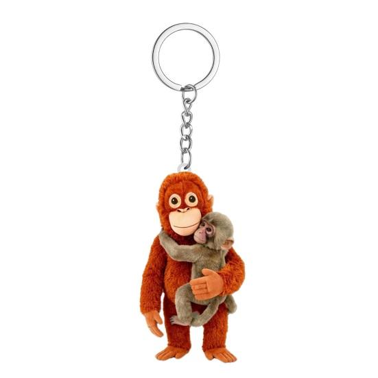 Keychain Pendant Protect Punch The Monkey Key Chain Bag Backpack Car Charm Small Keyring Mini Accessory