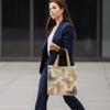 Large Capacity Lunch Bag Thermal Insulation Portable Mommy Bag Butterfly Print Bag  Lunch Storage