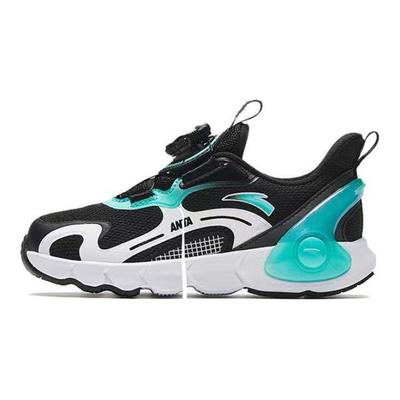 Non-Slip Wear-Resistant Low-Top Kids Running Shoes Kids Sneaker Black White Green A312339950-3