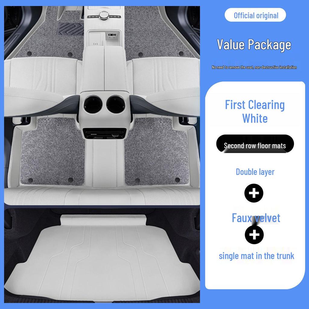 Eco-Friendly Leather Floor Mats for Geely Galaxy E8 – Full Coverage Interior Protection