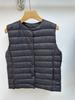 White duck down Pinghu light down jacket, vest liner, round neck V-neck variable thermal vest, vest, free storage bag.