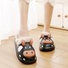 Cartoon Cotton Slippers for Women with Fleece Anti-slip and Warm Home Shoes