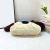 Cartoon  Headmaster Dog Handheld Underarm Bag Portable One-Shoulder Dual-Purpose Sweet Large-Capacity Plush Crossbody Bag