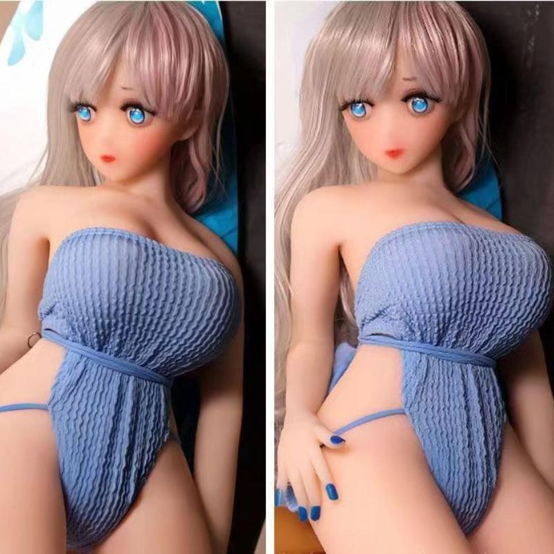 65cm/80cm Men's Mini Sex Doll Anal Sex Vagina Sex Anime Masturbation Cup Big Breast Erotic Adult Sex Toy