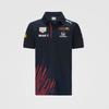 Mens Racing Team Polo Shirt Fast Dry Breathable Formula 1 Style Short Sleeve T-Shirt Motorsport Fans