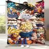 Anime D-Dragon Ball Game Cartoon Flannel Blanket,Ultra Soft Warm Plush Throw for Home Bedroom Bed Sofa Cover Office Camping