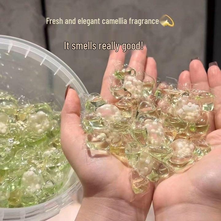 Camellia 5D Laundry Pods: 5-in-1 Long-Lasting Scent Beads for Clothes
