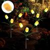 Solar Lotus Sunflower Garden Light for Outdoor Decoration