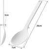 Yamazaki Silicone Cooking Spoon White Approx W7 D3 H26cm 4272