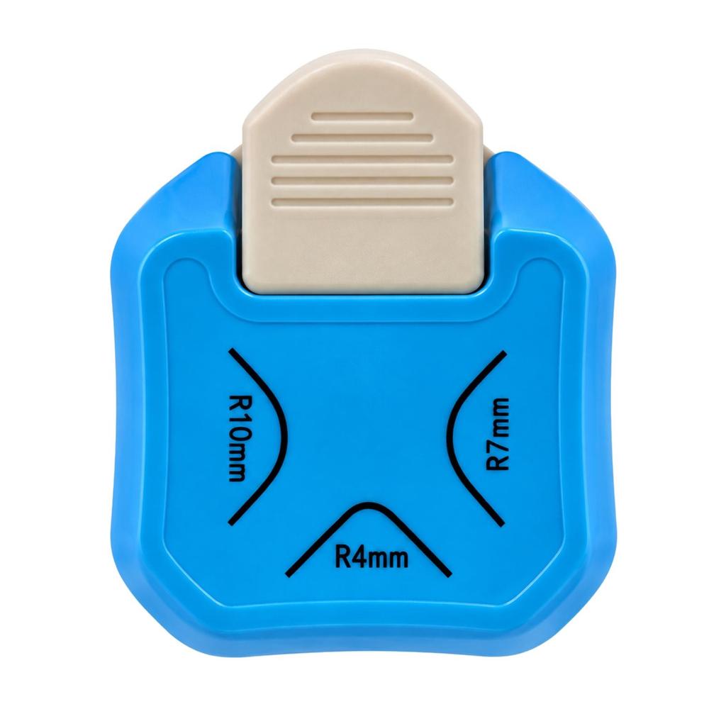 TripleFunction Corner Rounder MultiDiameter with Press Button Compact for