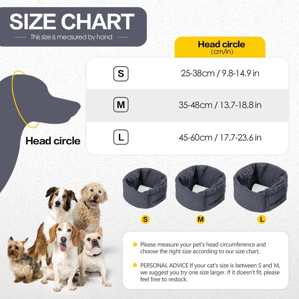 Noise Reduction Dog Calming Earmuff Anti-fright Dog Head Covers Pet Headgear  Hearing Protection