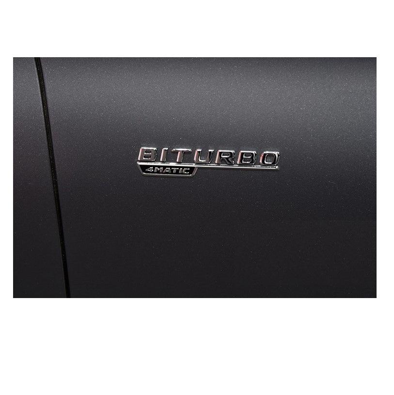 Pro Mercedes Benz AMG W212 W213 W204 W205 C205 W253 C253 W166 C292 BITURBO 4MATIC 1 Pár Znaků na Blatník Znaky Samolepka YN1