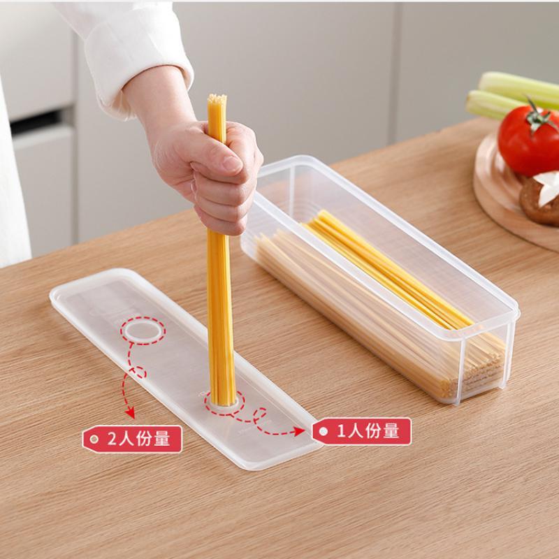 Kitchen Noodle Spaghetti Container Household Cereal Preservation Storage Box with Cover Spaghetti Box Kitchen Food Container XYZ
