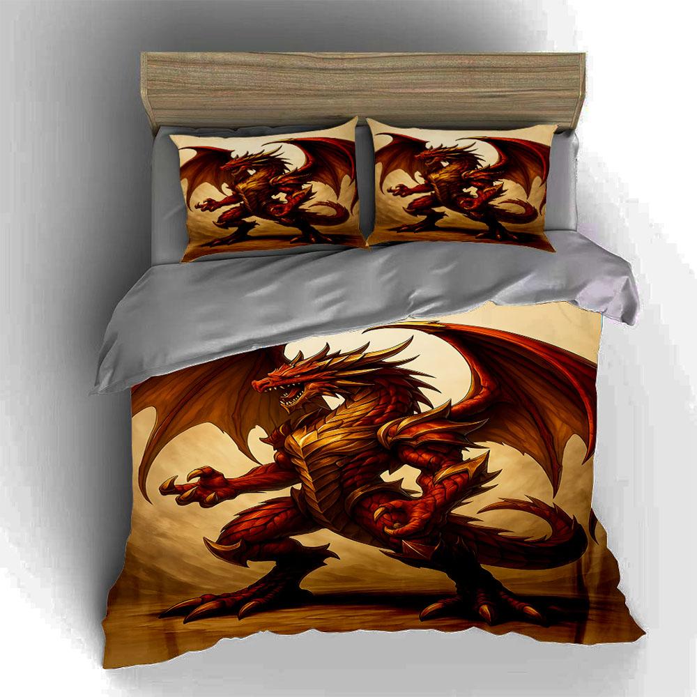 Fiery, bold, mythical. Bedding Duvet cover sets Duvet covers Pillowcases gifts (1 * Duvet Cover 2 * Pillowcases, without duvet insert)