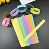 100pcs Creative DIY Assembles Paper Chains Colored Paper Strings Paper Streamers Party Backdrop Decoration