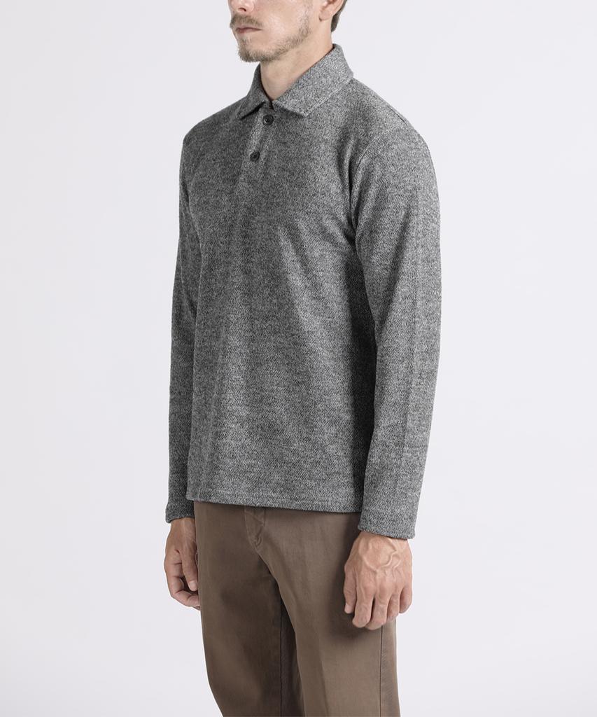 PANICALE Grey Comfort Collar Neck T-Shirt