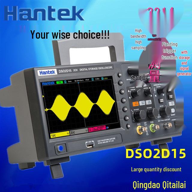 Hantek Dual-Channel Desktop Oscilloscope (Models: DSO2C10, DSO2C15, DSO2D10, DSO2D15)