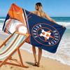 Houston Astros Print Beach Towel, Large Soft Quick Dry Towel for Beach Camping Swimming