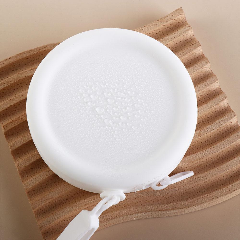 Mini Round Silicone Coin Purse INS Data Cable Storage Bag Lipstick Cosmetic Bag  Gift