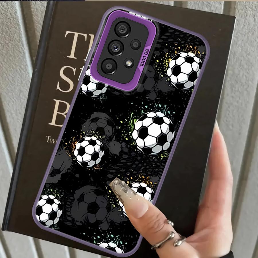 

Back Phone Cover Case for Samsung Galaxy A56 A72 A71 A03 A10 A20 A06 A07 A54 A04 A05 A50 A51 A52 Cool Football Galaxy A05