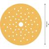 Bosch professional 50x feuilles abrasives expert c470 multi-trous pour bois dur,peinture sur bois,ø 150 mm,grain 100,accessoires