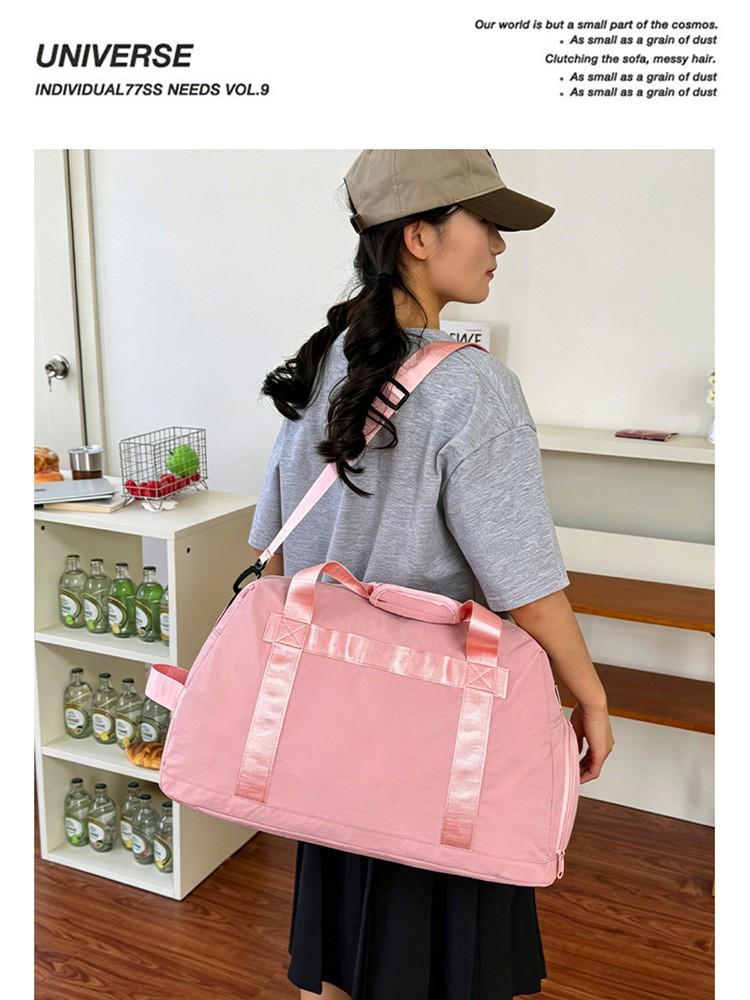 Large Capacity Nylon Travel Bag - Handheld, Shoulder, Crossbody Storage for Men & Women, Ideal for Business Trips & Fitness Luggage