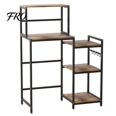 Mini Fridge Stand Kitchen Storage Rack, with Shelves, 5-Tier Shelf Cabinet Microwave Baker Utility for Dorm