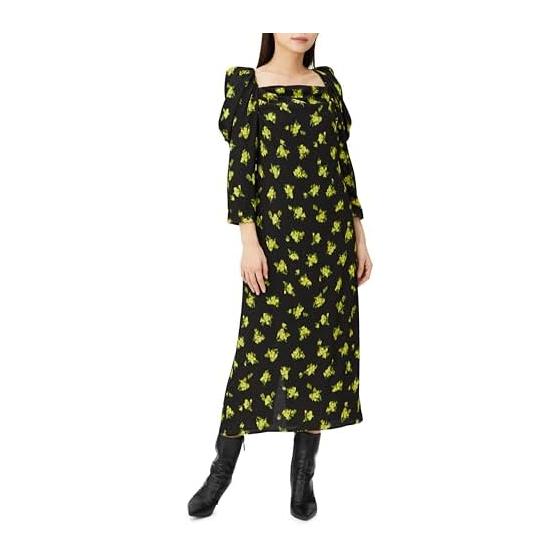 SNIDEL Drape Tight Rayon Print Dress SWFO234116 Women s