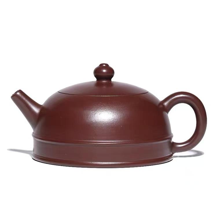 

160ml Antique Yixing Purple Clay Teapots Handmade Half Month Pot Raw Ore Purple Zhu Mud Kettle Chinese Zisha Tea Set Collection