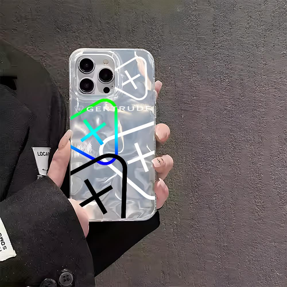 

Coque Fashion For-G-Gertrudes Phone Case iPhone 16 15 14 13 Plus Pro Max Satin Colorful glossy surface Cover iPhone16promax