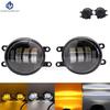 2 Pieces Car Front Bumper LED Fog Lamps H11 Fog Light Assembly Fog Light 12V For Toyota Corolla 2007 2008 2009 2010 2011-2015