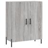 VidaXL Buffet Sonoma Grey 69.5x34x90 Cm Engineered Wood 827738