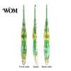Comfortable Grip Crochet Hook Resin for Beginners, Crocheting Lovers, 2.0mm-8.0mm Ergonomic Artistic with Long Floral Handle Blankets, Dolls, Shawls,
