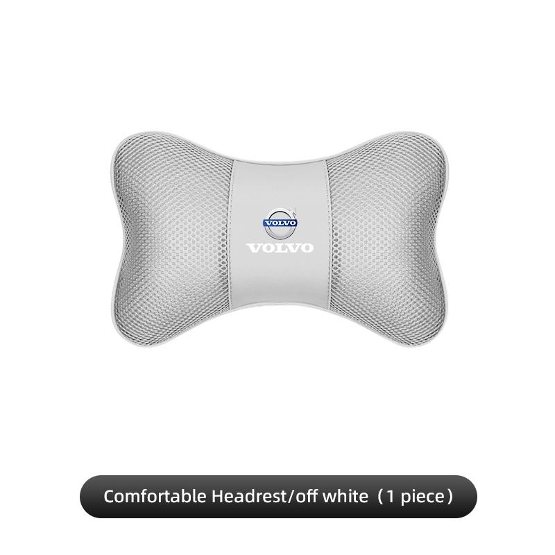 Car Seat Headrest Ice Silk Neck Pillow For Volvo XC60 V60 XC40 XC90 S60 C30 V70 AWD S90 Car Interior Removable Washable Headrest