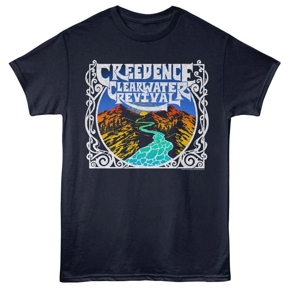 Creedence Clearwater Revival Mountains & River Men s T shirt 2XL