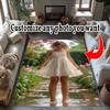 Customize Photo Customizable Photos Floor Mat Suitable for Dormitory Kitchen Decorate Room Foyer Antislip Carpet Anime Office Decor Gift for Festivals