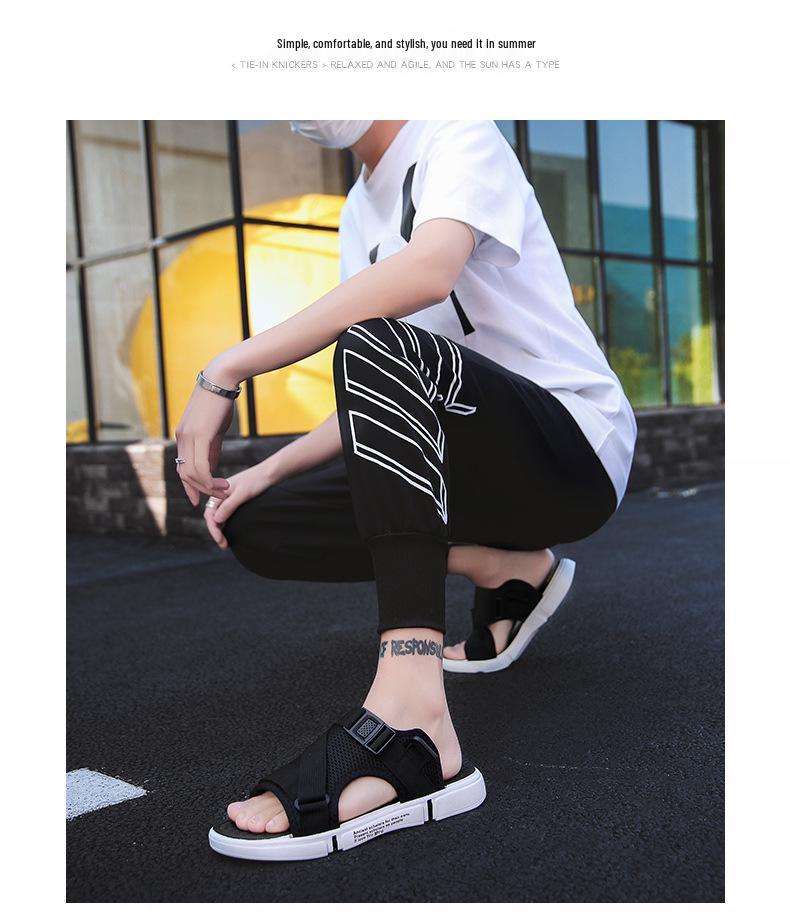 Men's Summer Dual-Use Sandals: Open-Toe Beach & Driving Casual Slippers