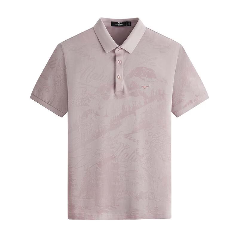 SEPTWOLVES Men's Commuter Short Sleeve Polo Shirt