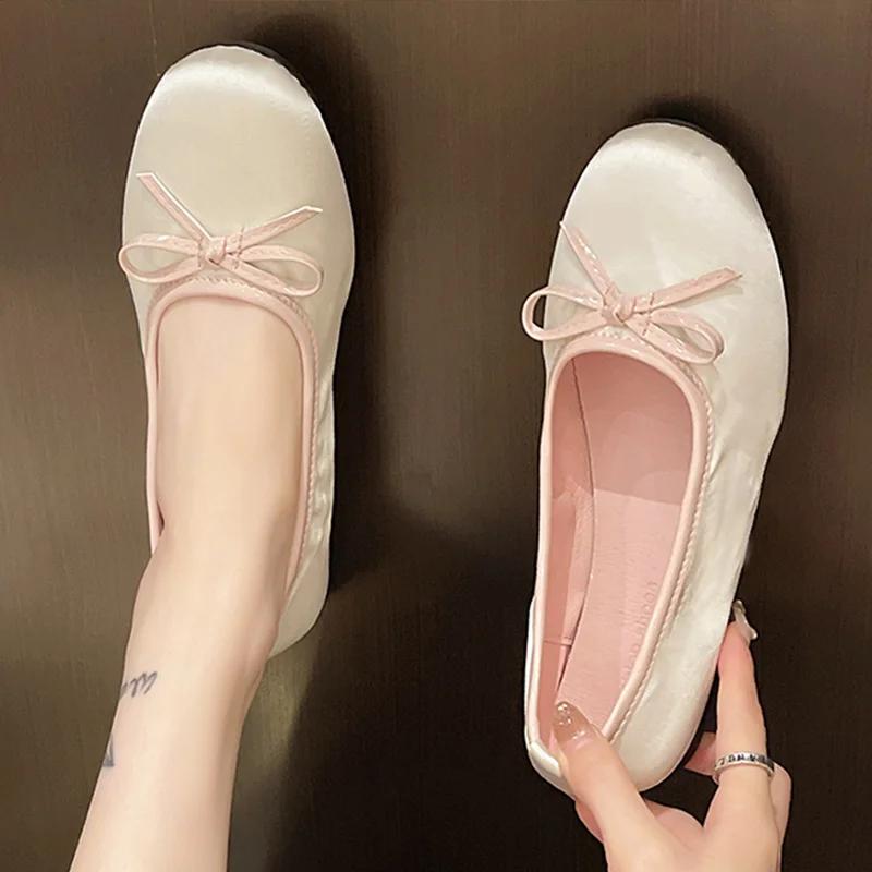 Fashion Flats Women Loafers Shoes Summer Causal Sandals Fashion Cozy Woman Shoes 2025 New Brand Designer Lolita Dress Ladies Zapatillas