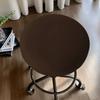Modern Polyester Waterproof Round Stool Cover For Home Bar And Kitchen Decor