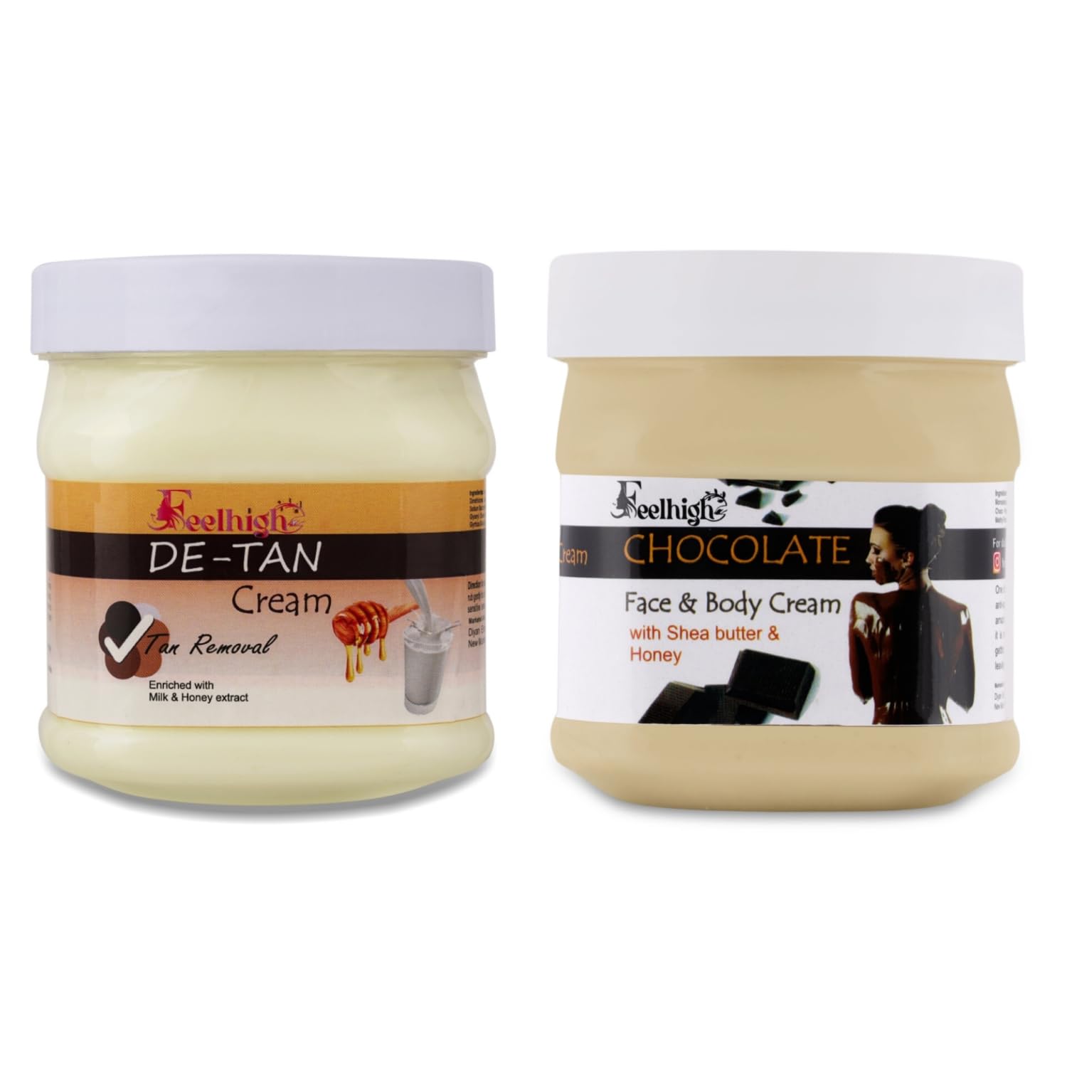feelhigh De-tan tan removal Cream & Chocolate Cream - Skin care products