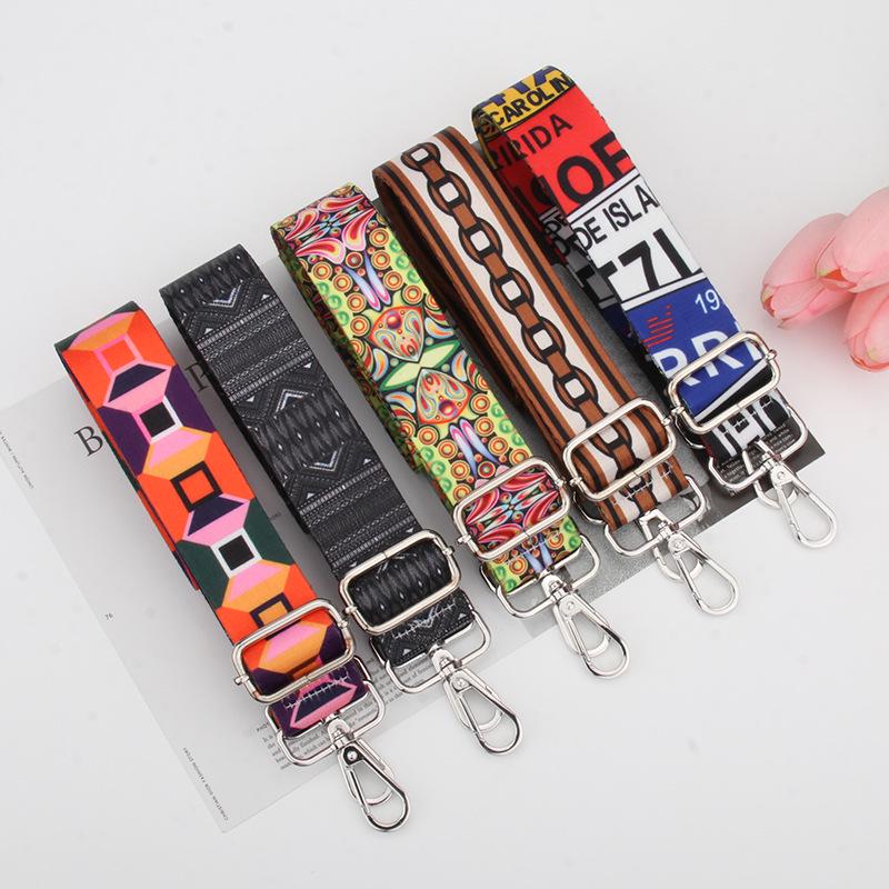 Nastavitelný popruh crossbody tašky v etnickém stylu - Dámský náhradní doplněk k tašce přes rameno