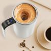 USB Electric Coffee Mug 380ml Automatic Stirring Cup 304 Stainless SteelAutomatic Stall Intelligent Temperature Measurement